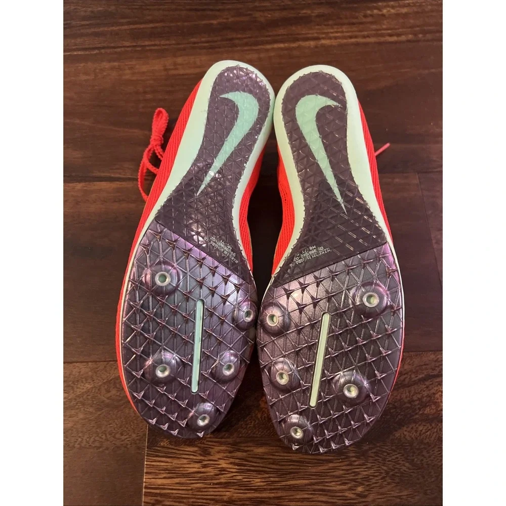 New Nike‎ Zoom Mamba V6 Distance Track Spike Mens Size 7.5 Bright Crimson